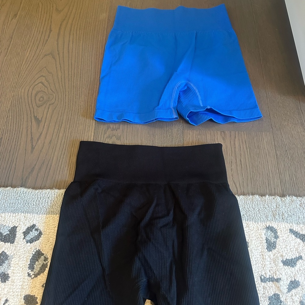 Amazon Women's Bike Shorts - Blue and Black